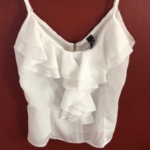 Dressy white tank